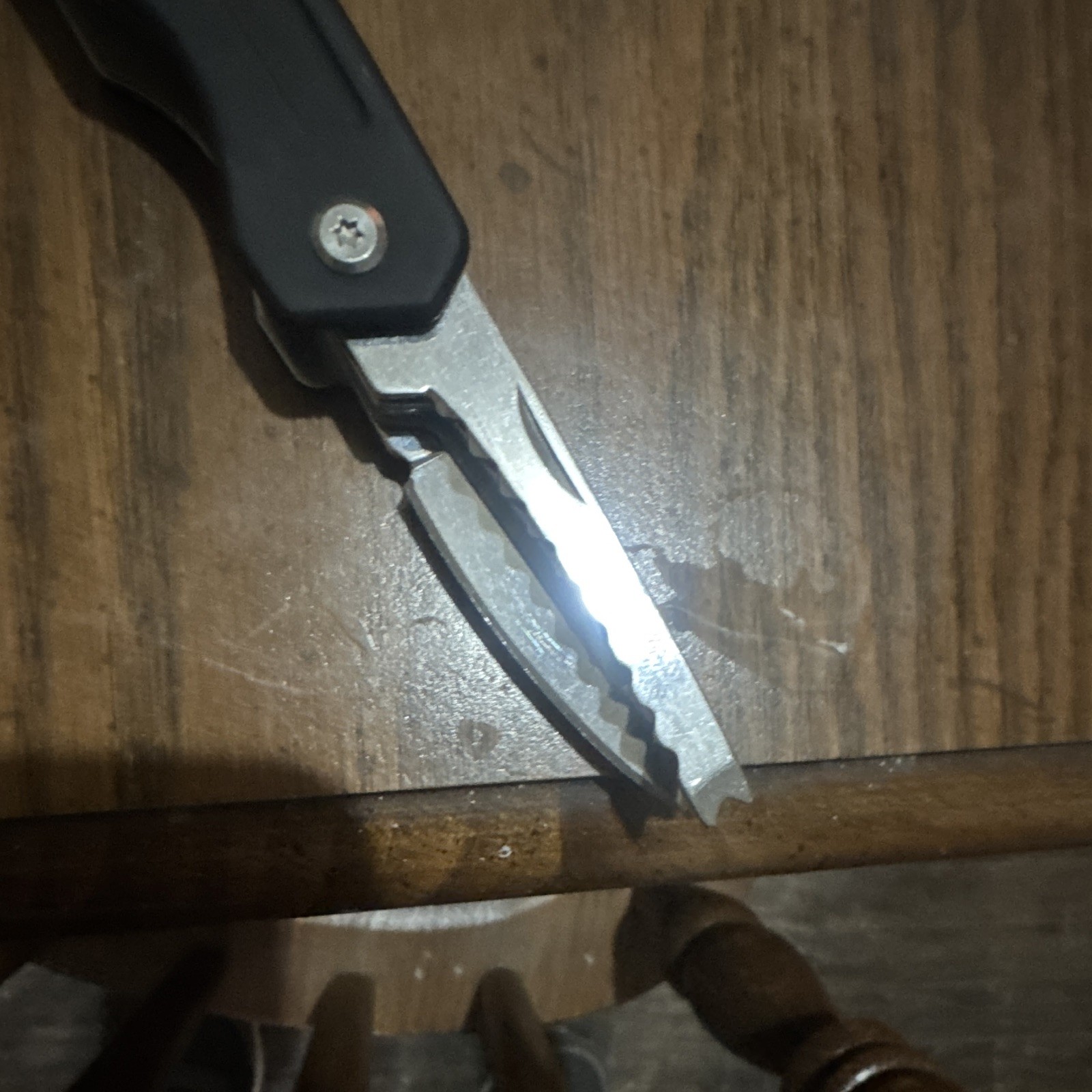 Ozark Trail Multi-Tool Black/Silver Stainless Steel w/ Sheath Plier Knife Saw