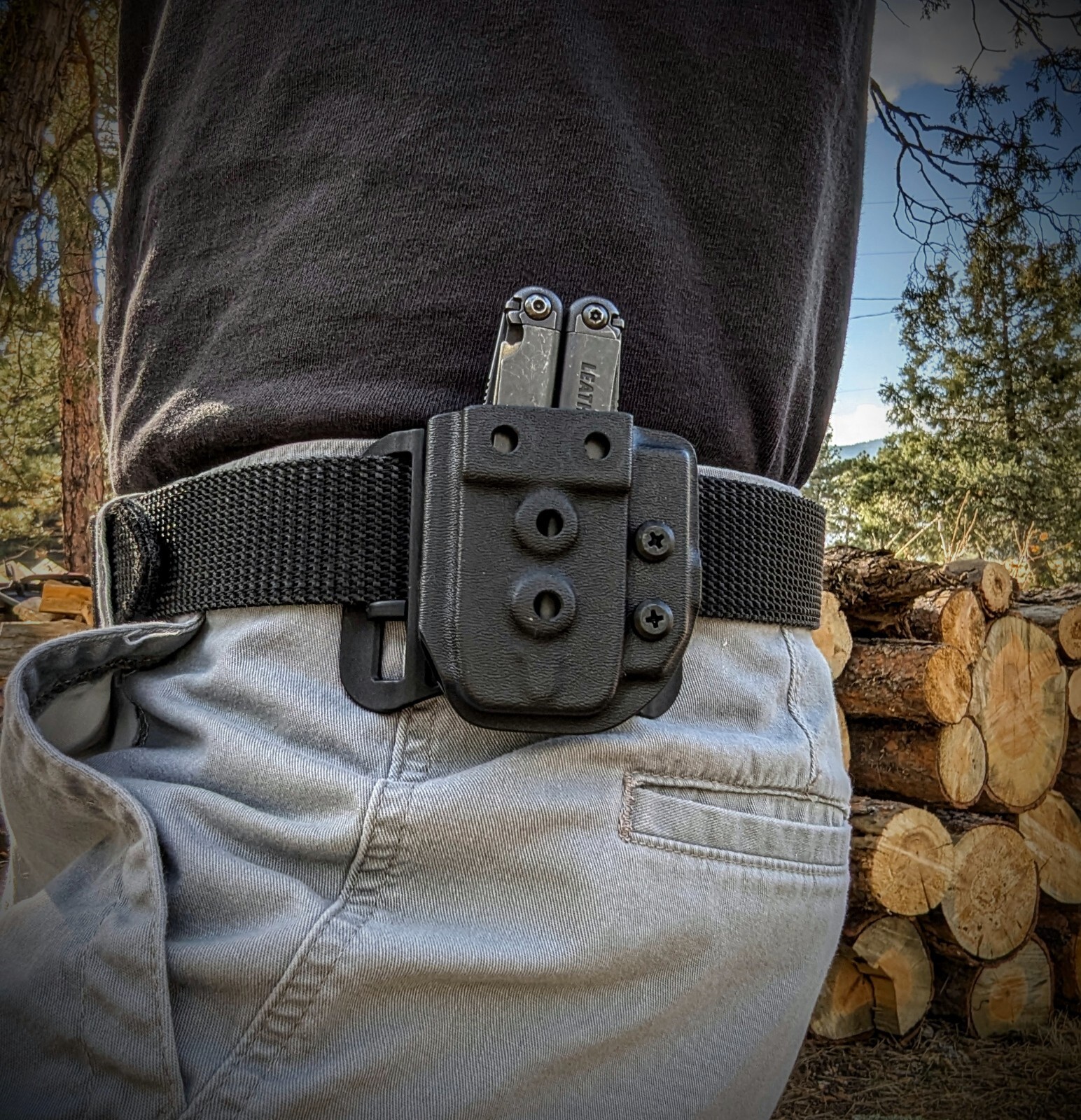 OWB Kydex Retention Sheath for Leatherman Wave / Wave+ – Veteran Made in USA