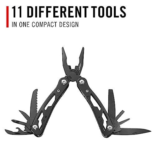 COAST 11-IN-1 MULTI-TOOL SPRING-ASSISTED MULTI-PLIER CT225 – BLACK
