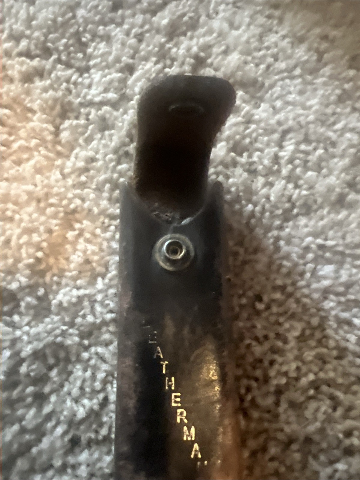 Leatherman Tool Case Only No Tool Brown Leather With Belt Loop Vintage