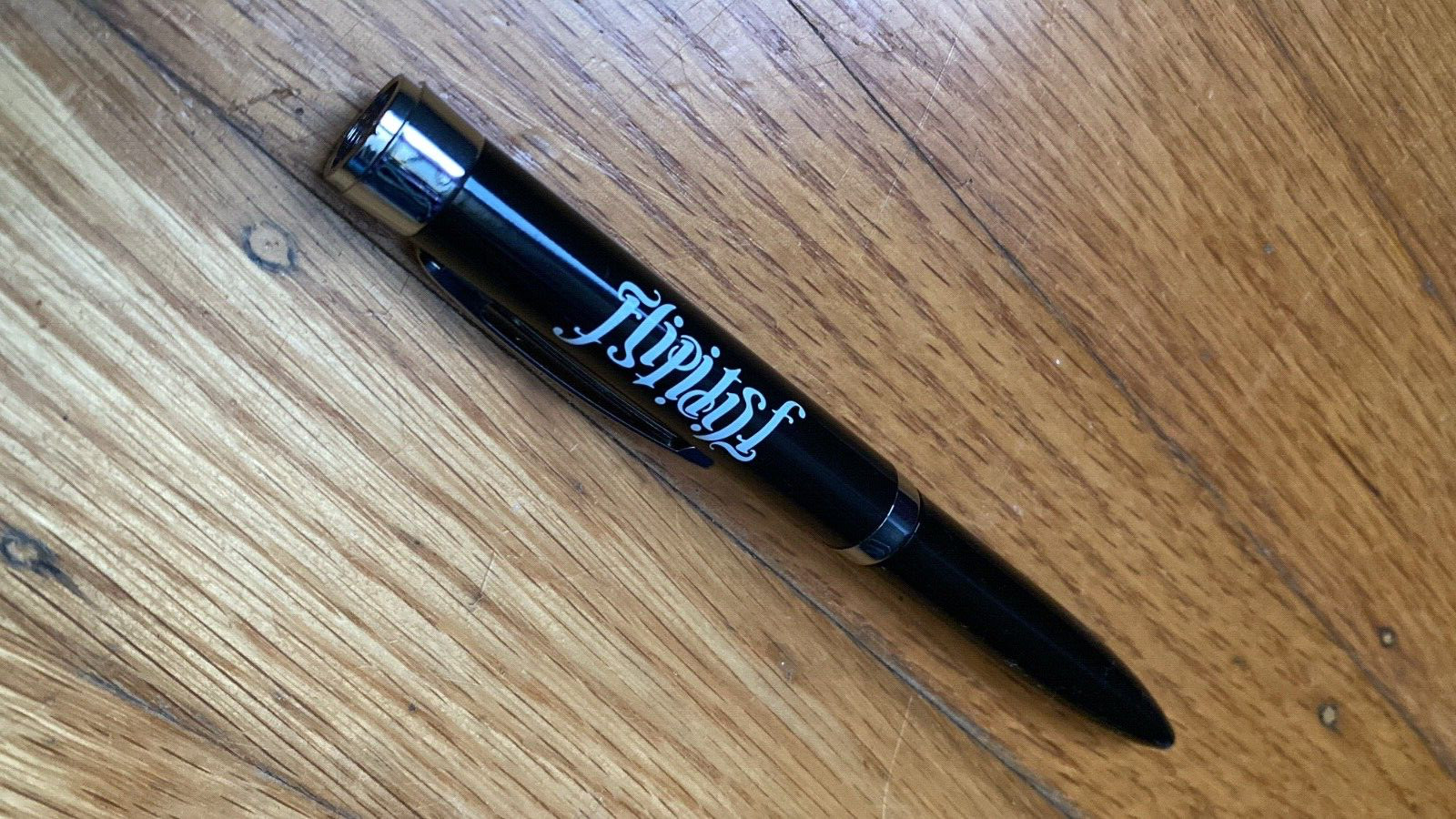 FLIPITSF LED FLASHLIGHT BLACK PEN EDC HANDHELD POCKET MULTI TOOL SURVIVAL LIGHT