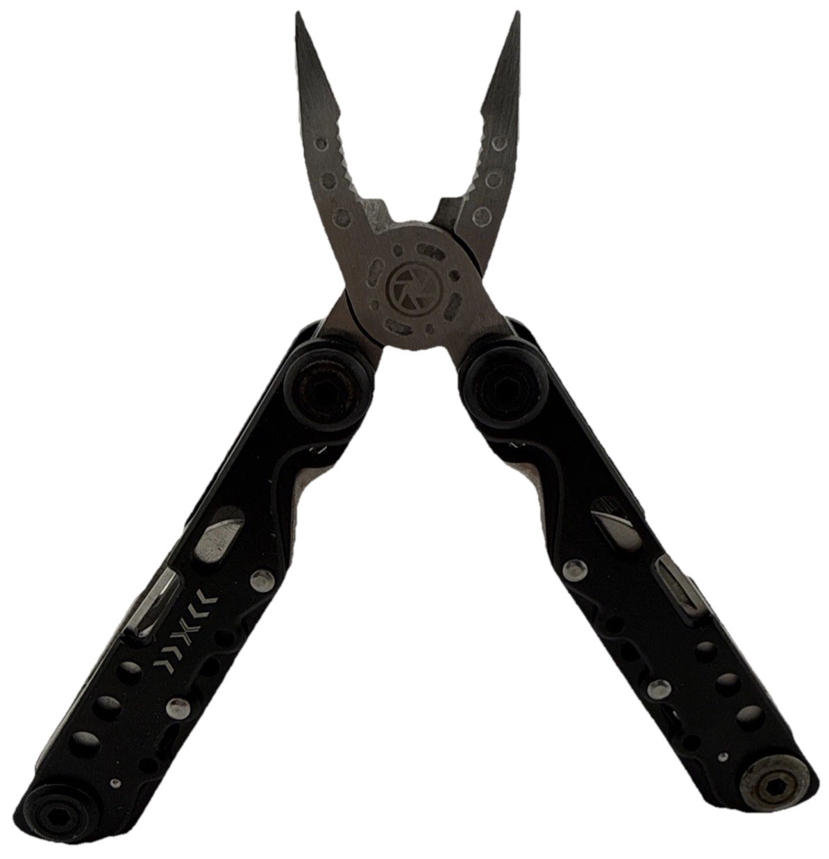Black Multi-Tool Pocket Knife With Pliers Read Description