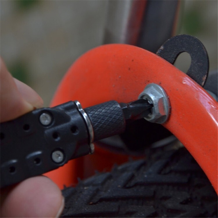 Handy Pocket Toolkit Multifunctional Screwdriver with Led Light & Bottle Opener