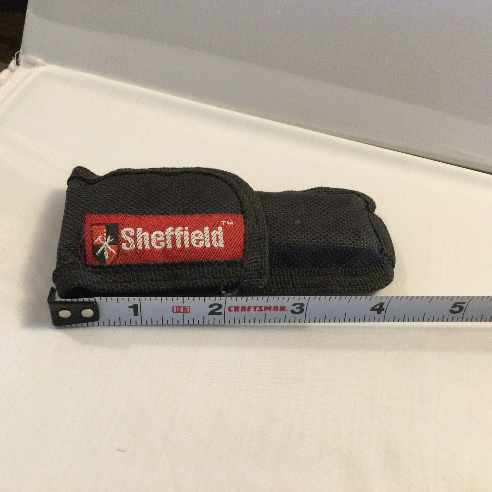 Sheffield #12000 Stainless Steel Multi Tool Pliers Knife Scaler With Belt Case