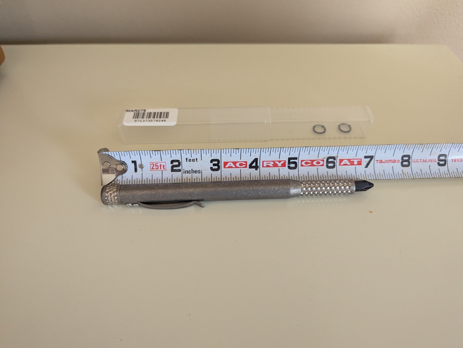 Maratac County Comm XXL Titanium Pen Driver 5 double sided bits with Pocket Clip