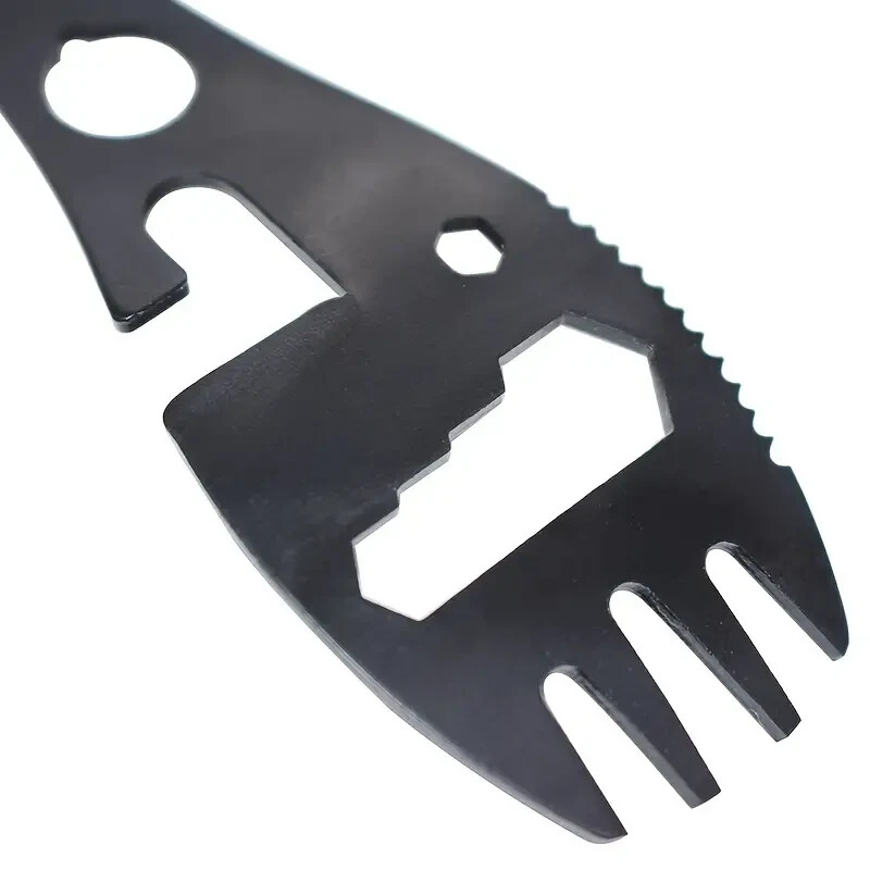(Pack of 2) Stainless Steel 10-In-1 Multi-Function Spoon And Fork