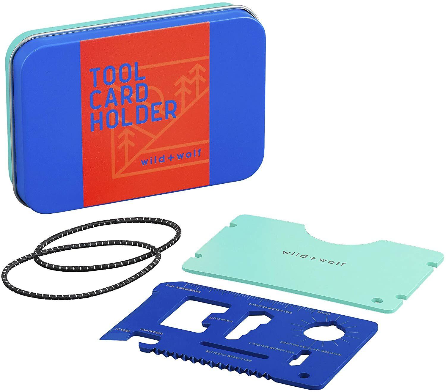 New WILD + WOLF TOOL CARD HOLDER – MULTIPURPOSE SURVIVAL TOOL