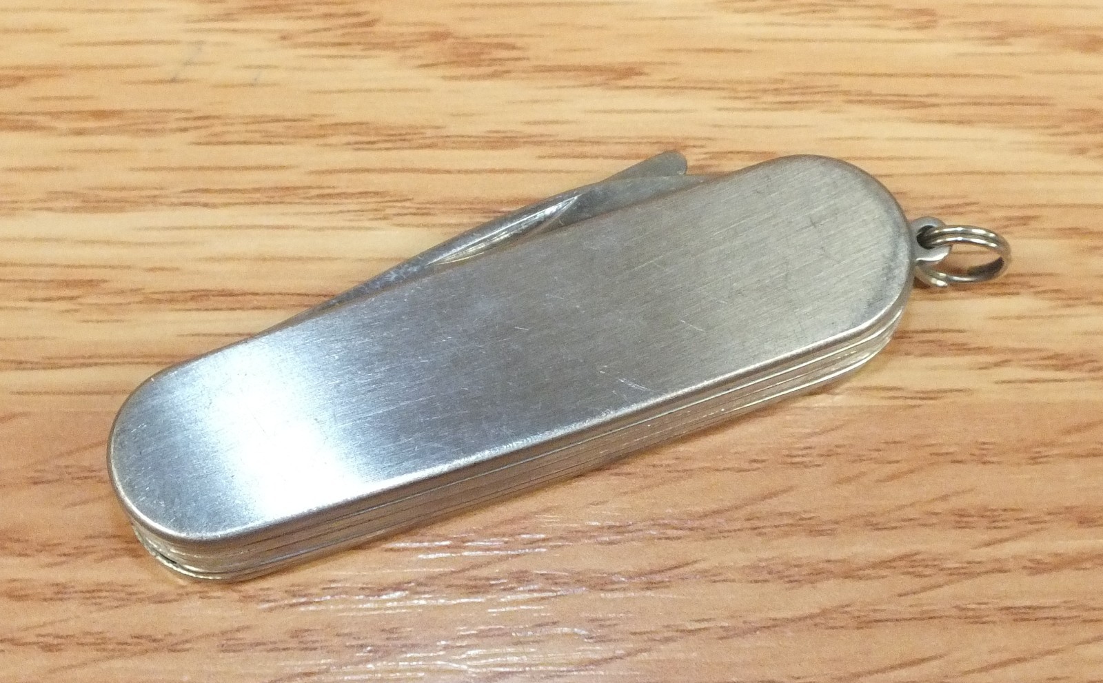 Genuine Haggar Small Silver Tone 2 1/2″ (inch) Multi Tool Pocket Knife Only