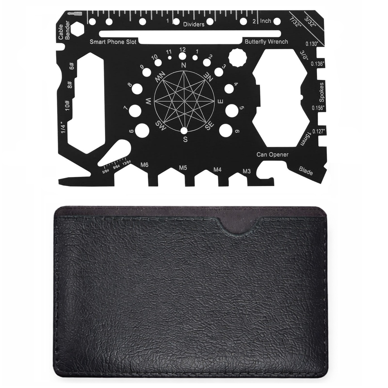 Survival Multitool Card Credit Card Size Wallet Multi tool EDC Tool Camping Gear