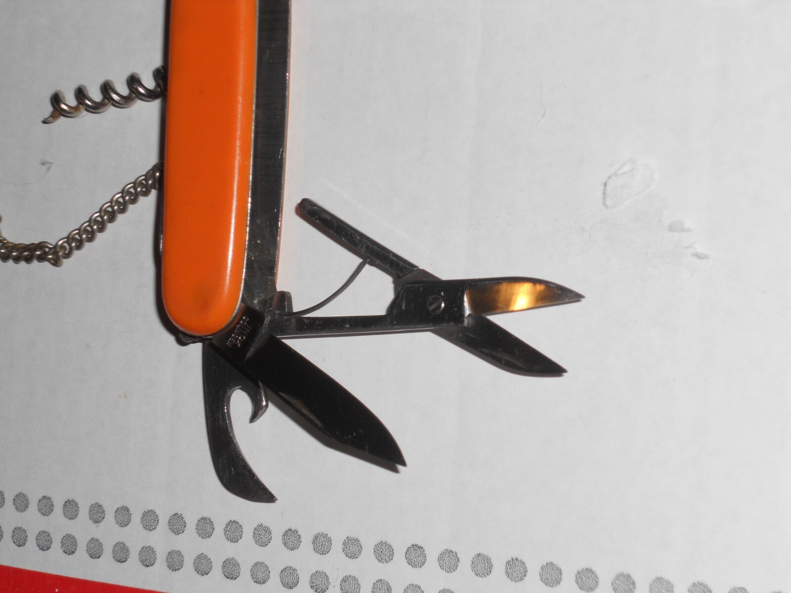 STIHL Pocket Knife With Multi Function Inox Solingen Germany No Marks On Blades