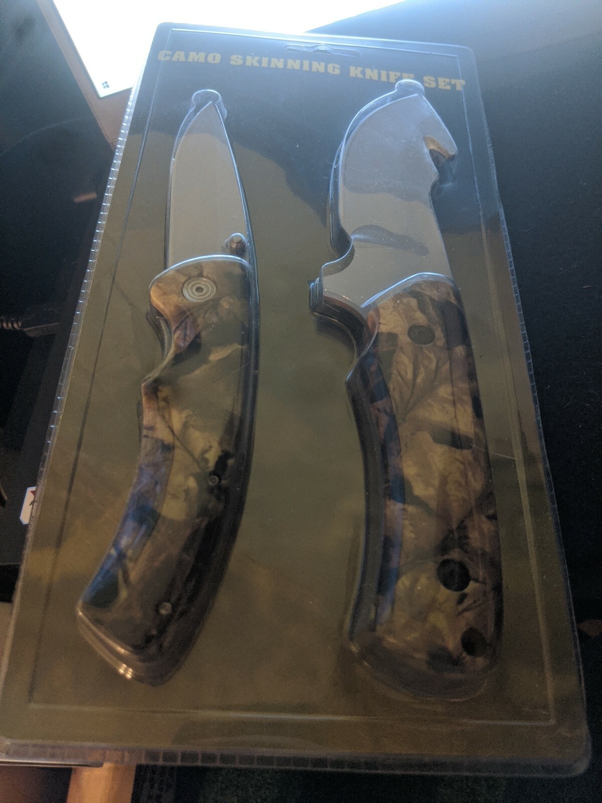 Rite Edge Camo 2 Piece Combo Knife Set New in Package #210811-Set 8-1/2″ 2pc/Lot