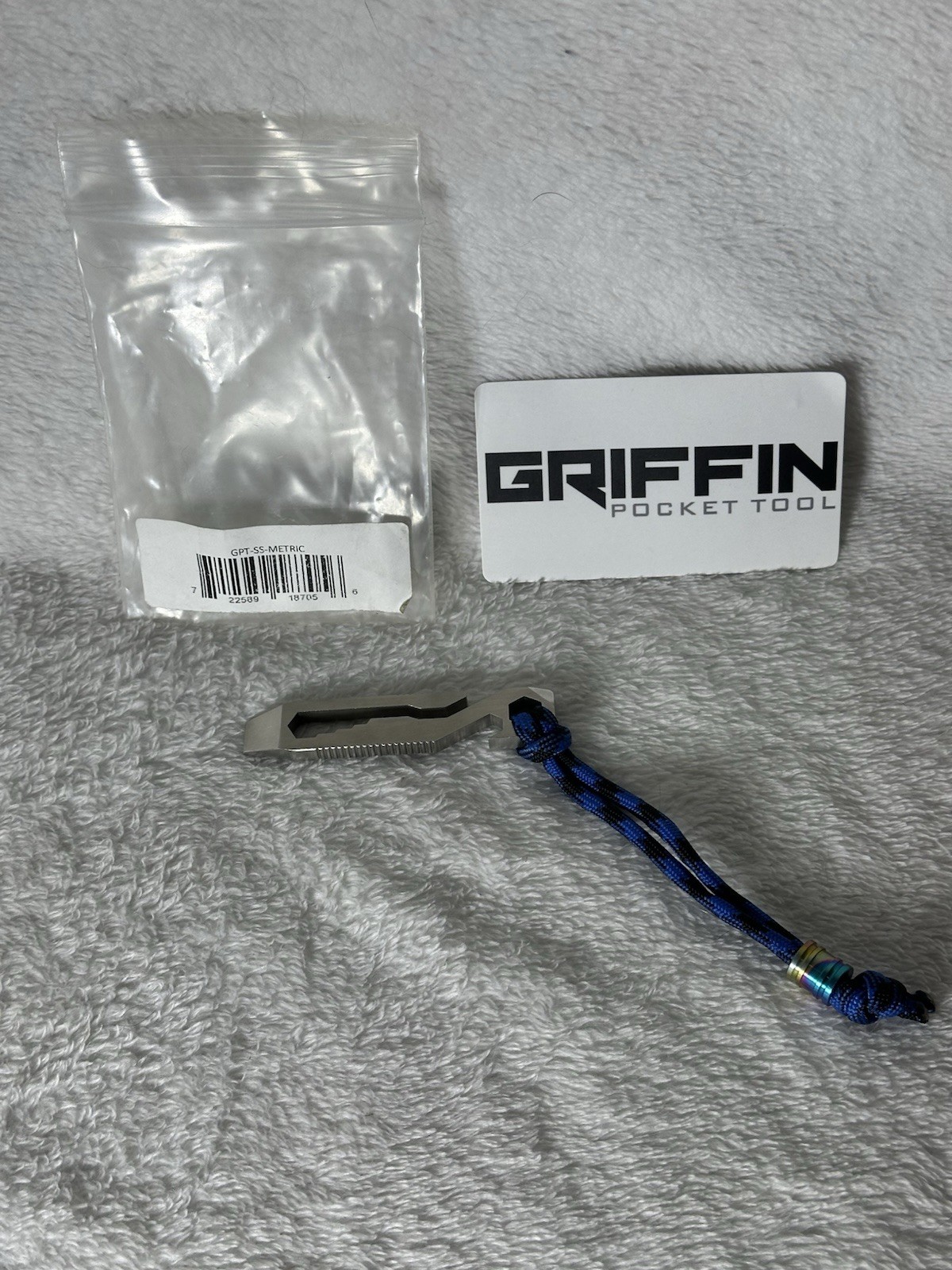 Griffin Technology GPT-SS-METRIC Stainless Steel Multi-Tool Straight Edge Silver