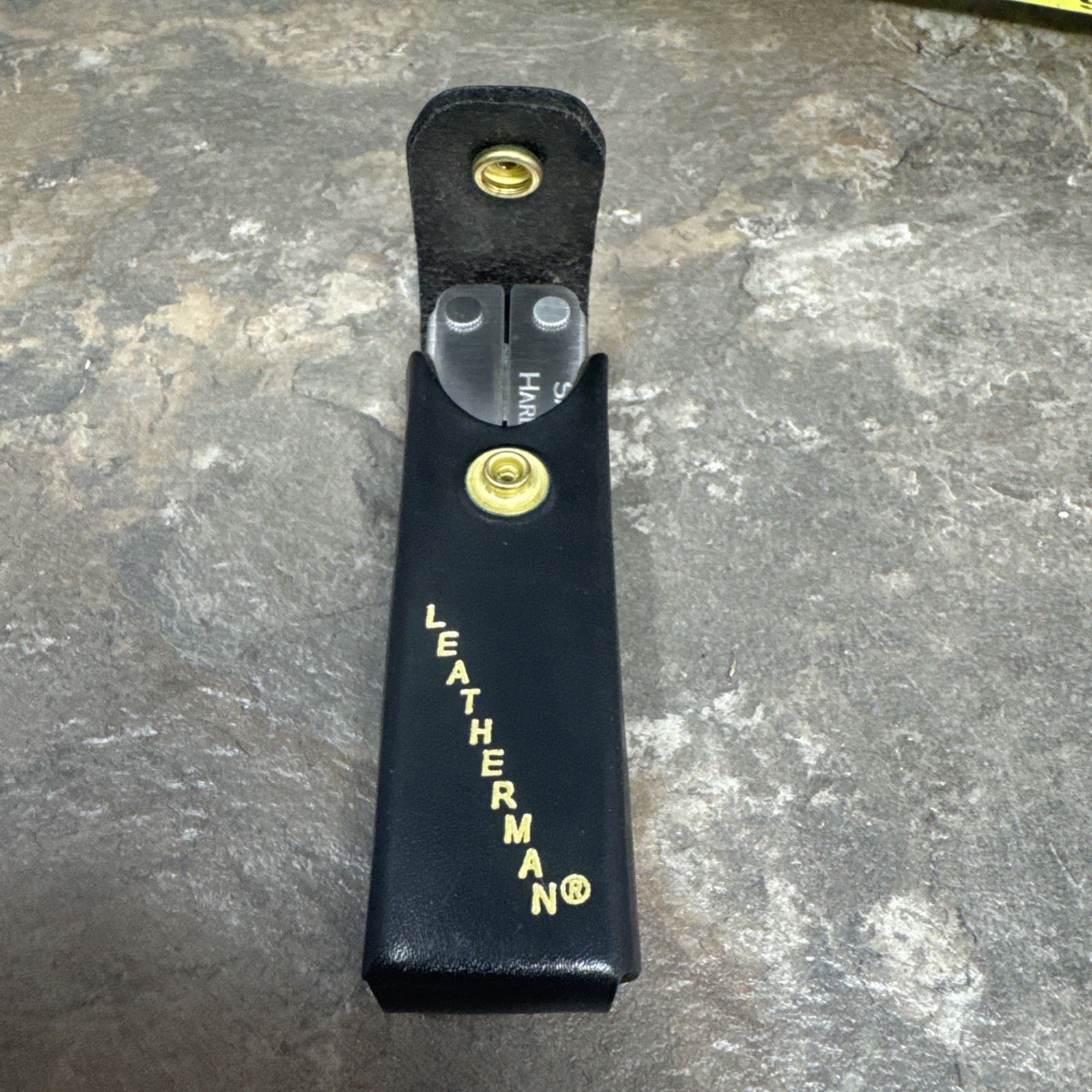 Vintage 1998 Leatherman PST II Multi Tool Scissors Diamond File Serrated Sheath