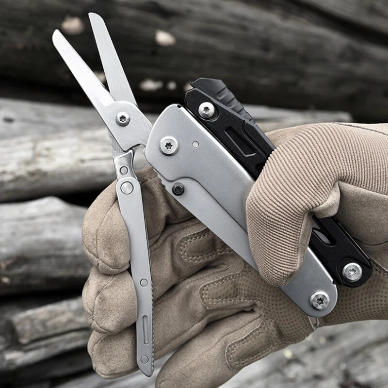 20-in-1 Multi Tool Pliers Outdoor Compact Folding Pocket Knife Tool with Sheath