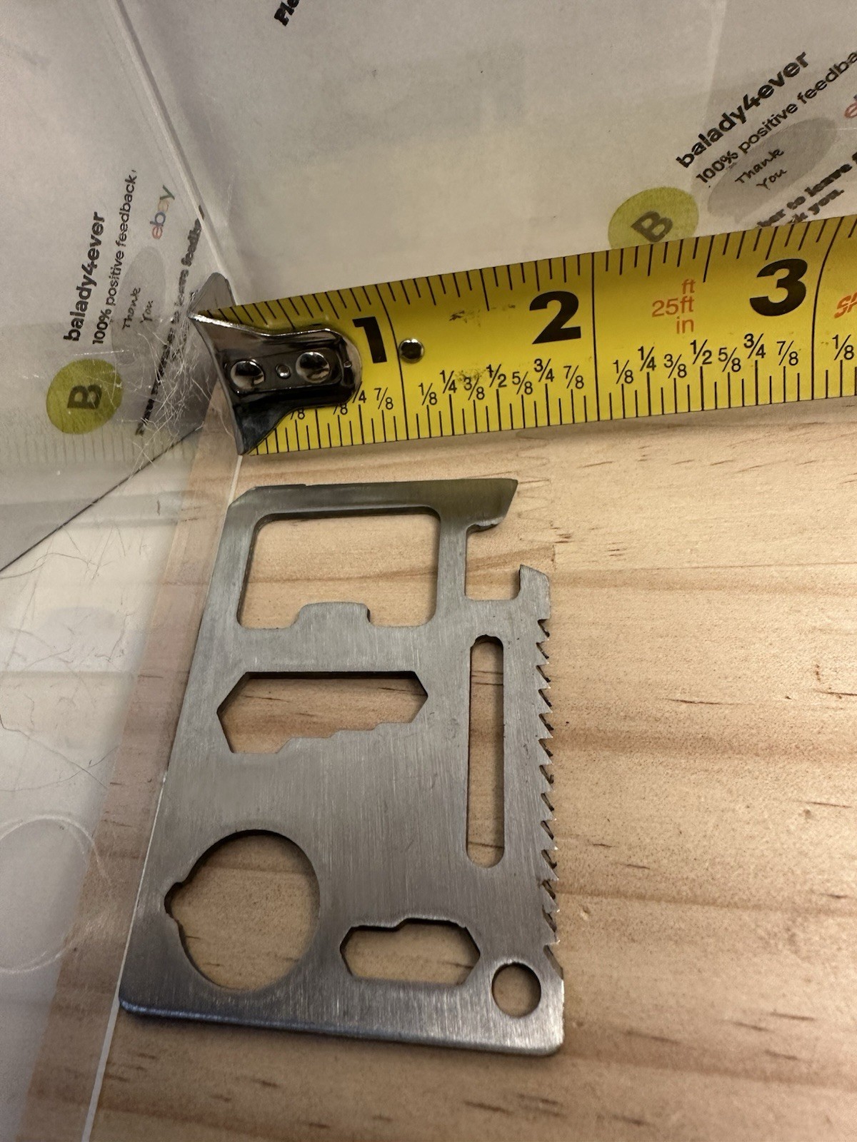“GUARDMAN” Branded 11 in 1 Survival Pocket Credit Card Multi-tool (MSRP $48)