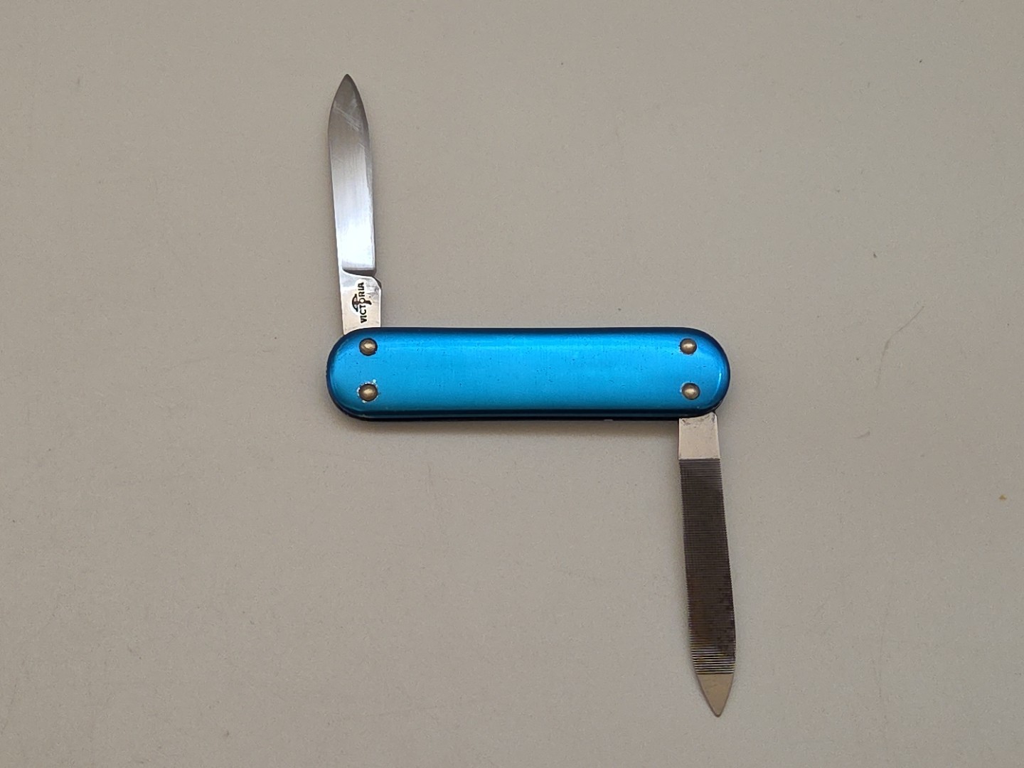 Pan American Airline Victorinox Blue Pocket Pal Folding Knife 2 SS Blades