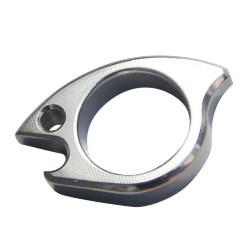 Hand Polished TC4 Titanium Alloy Fish EDC Jewelry Multi Functional EDC