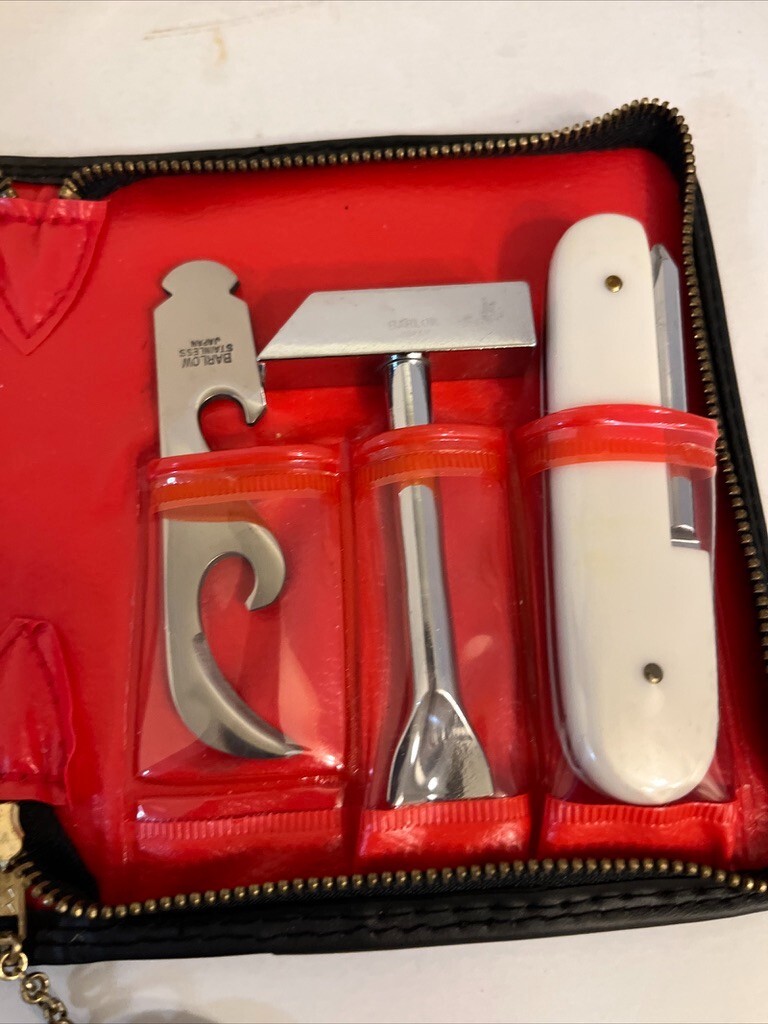 Barlow Multi Tool Kit Set – Knife Can Opener Blade Screwdriver – Japan – Vintage