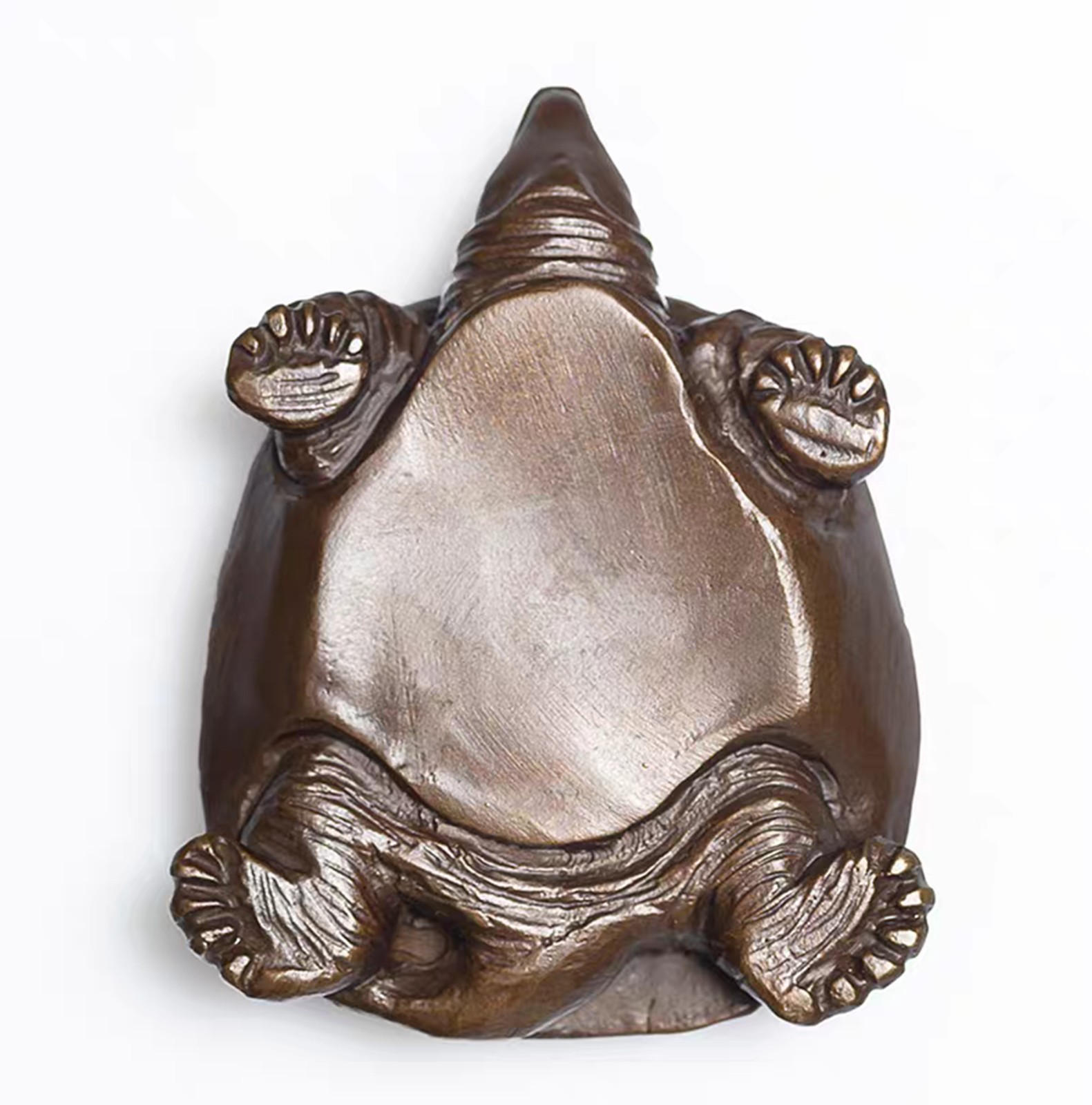 Brass copper Soft-shelled turtle ornament Solid Artistic handcraft