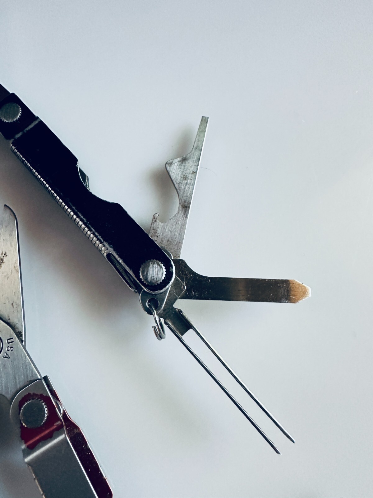 3 Vintage Leatherman Micra Red Blue Black Multi Tool Knife