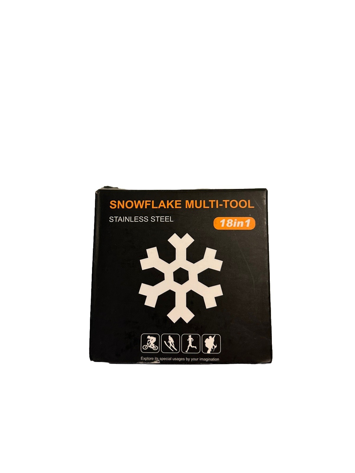 18-in-1 Snowflake Multi-Tool Stainless Steel Multitool Screwdriver Opener New