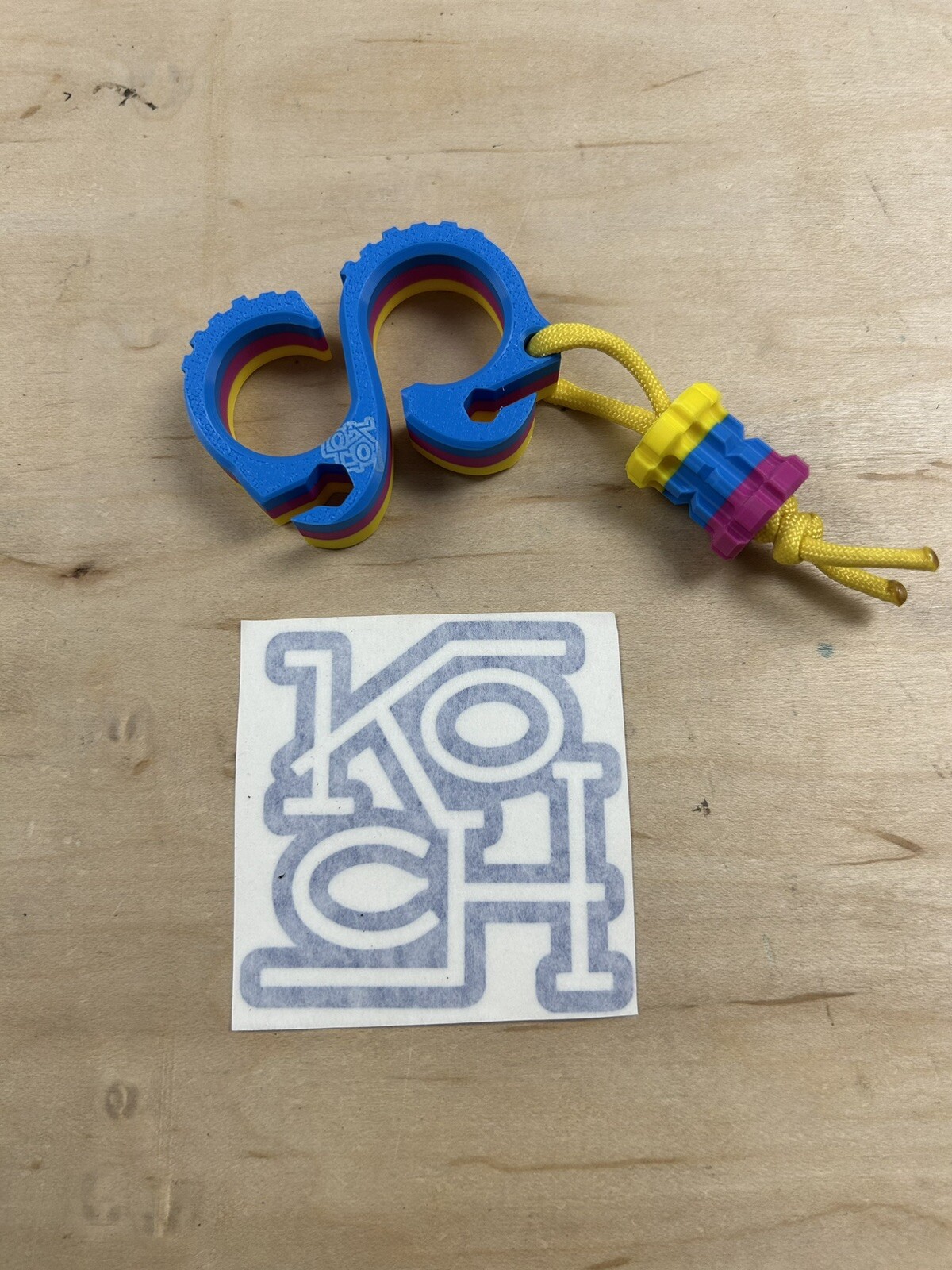 Koch Tools OG Zero Solo Pocket Tool – 5/8” Cyan / Magenta / YLW Printed Combo