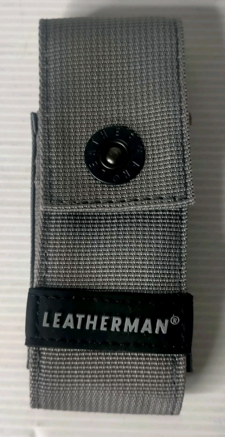 Leatherman Nylon Sheath Free P2 P4 Multi Tool Grey Genuine Belt Holster Pouch