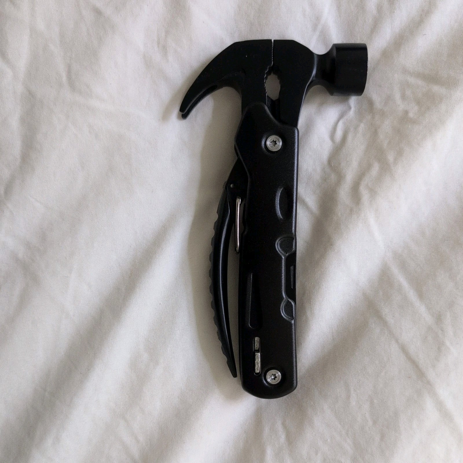 12-in-1 Stainless Steel Multifunctional Claw Hammer Emergency Survival Tool