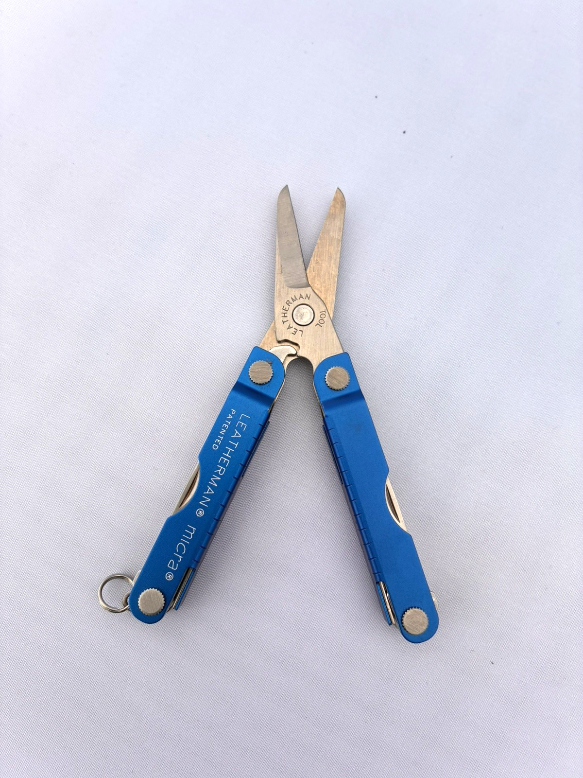Vintage Original Leatherman Micra Blue Multitool 2002 New Old Stock Made in USA