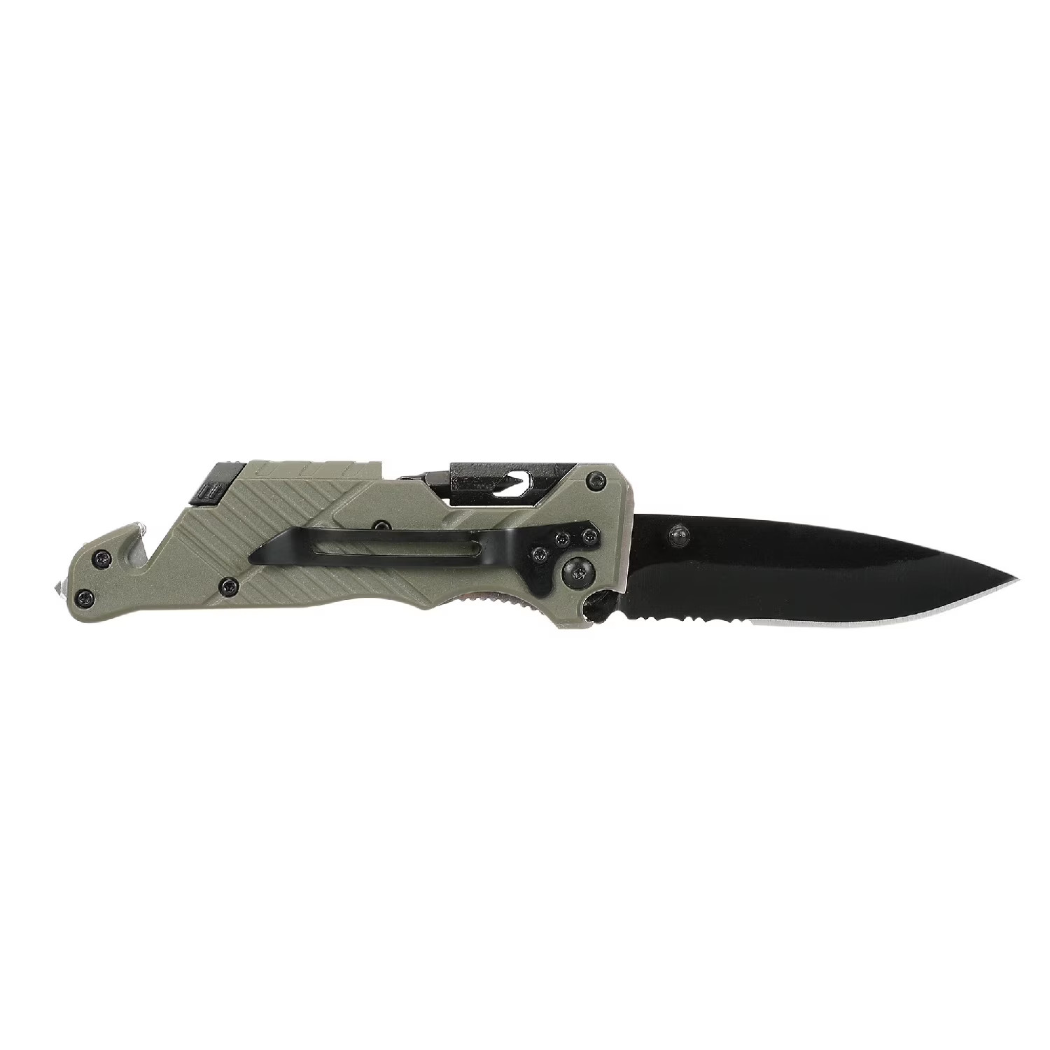 Ozark Trail 7-in-1 Stainless Steel Multitool Knife with Screwdriver