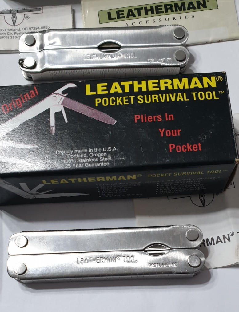 🔥 2X Leatherman PST and PST II Stainless Multi-Tool New in Box Rare Collectable