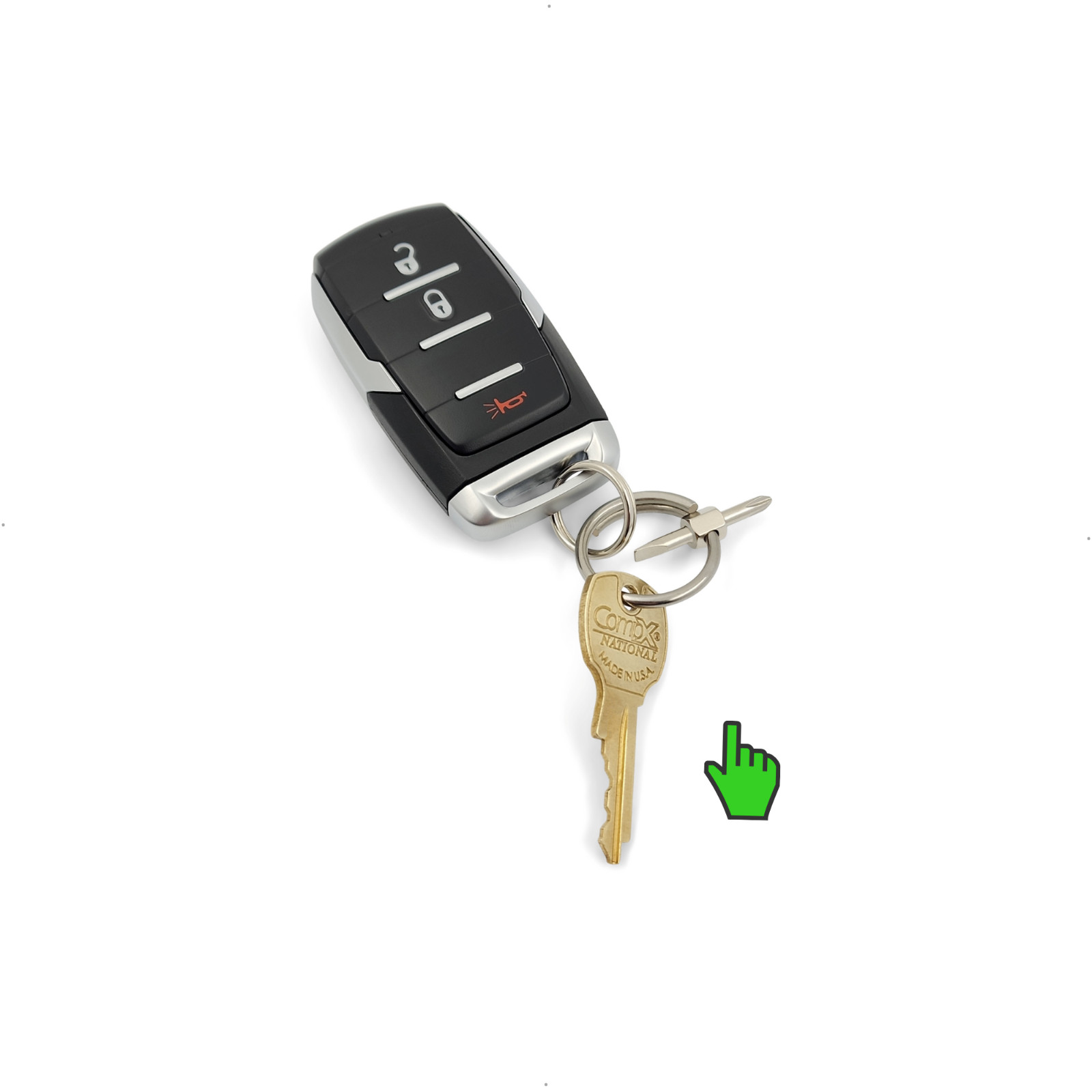 Keychain Screwdriver Tiny Bit with Phillips/Flat Head – Small Pocket EDC Tool #1