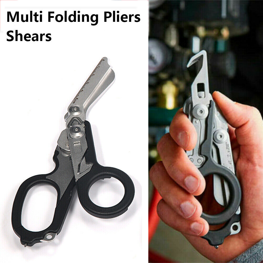 Folding Pliers Scissors Outdoor Plier First Aid Expert Tactical Shears Emergency