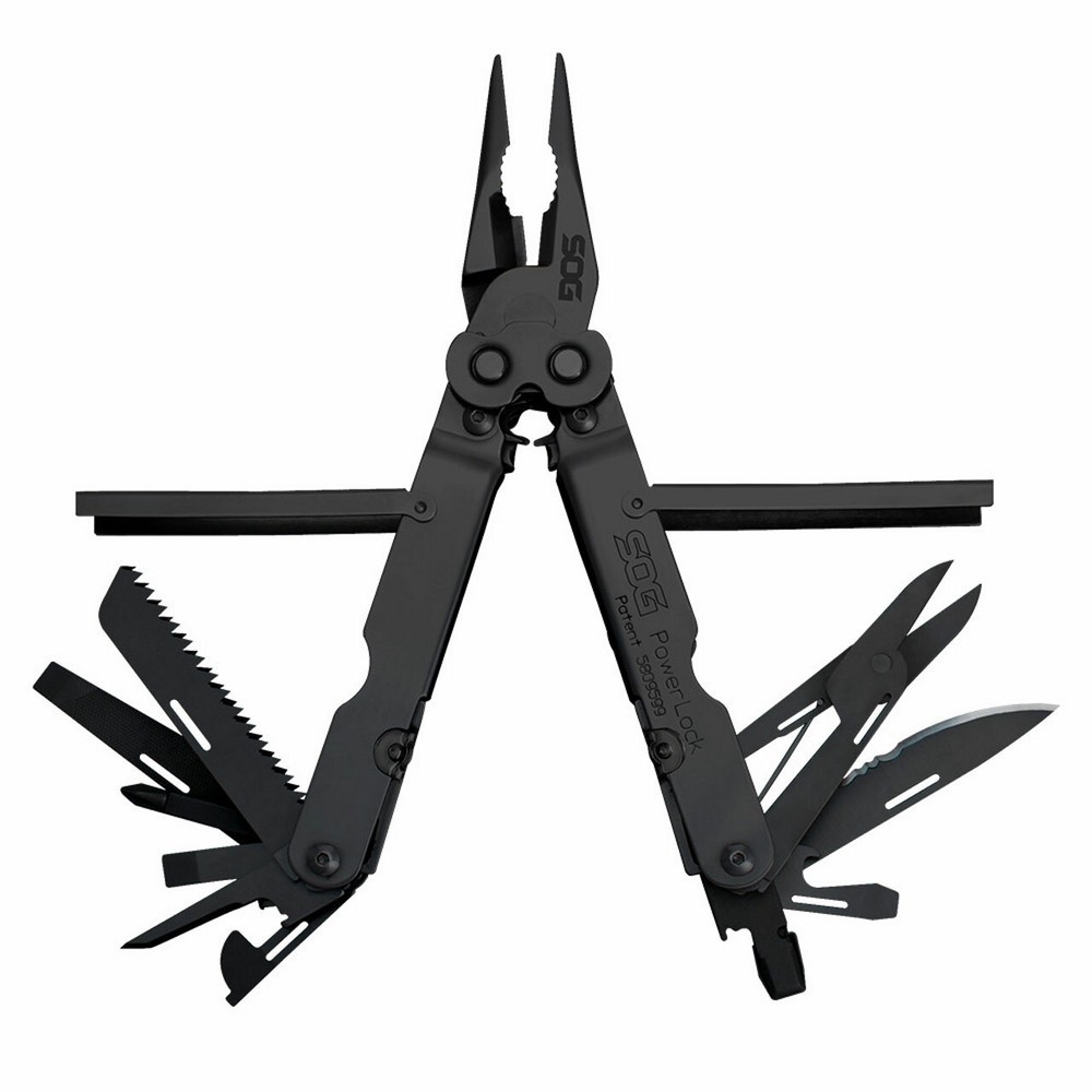 SOG B61N-CP PowerLock EOD Multi-Tool w/ Nylon Sheath, Black-Oxide