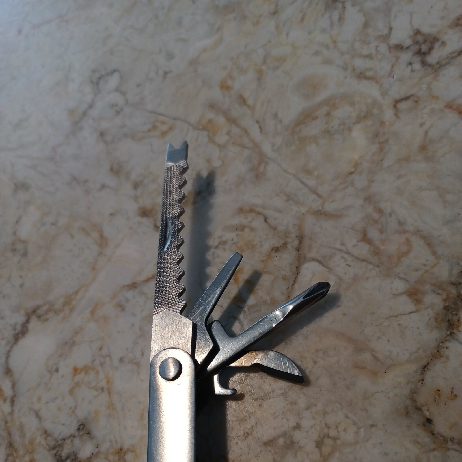 Stainless Steel Ohio Forge Multi Tool Pocket Knife w/ Pliers etc and Carry Case