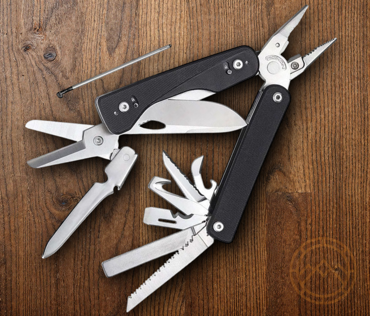 ROXON Flex Titan Multitool 16 Essential Tools With Black G10 Handles T Shank