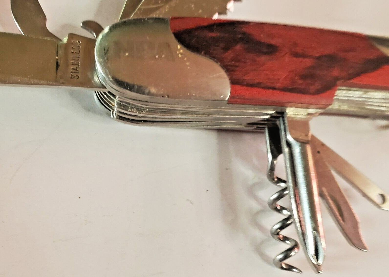 Vintage NRA Pocket Multi-Tool Knife Camping Hunting Tool K#4