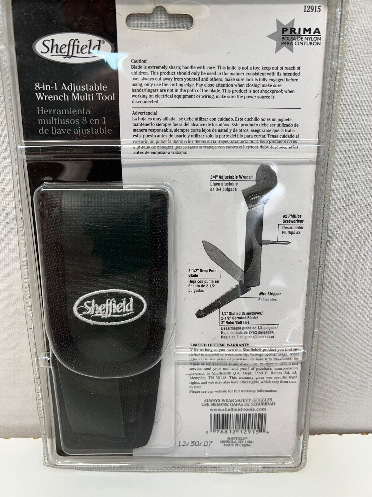 The Wrench 8 Function Multi Tool Sheffield New