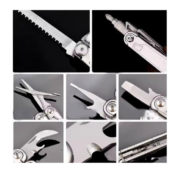 14 in 1 Multi Tool Kit Pliers Pocket Knife Folding Screwdriver Multi-functional