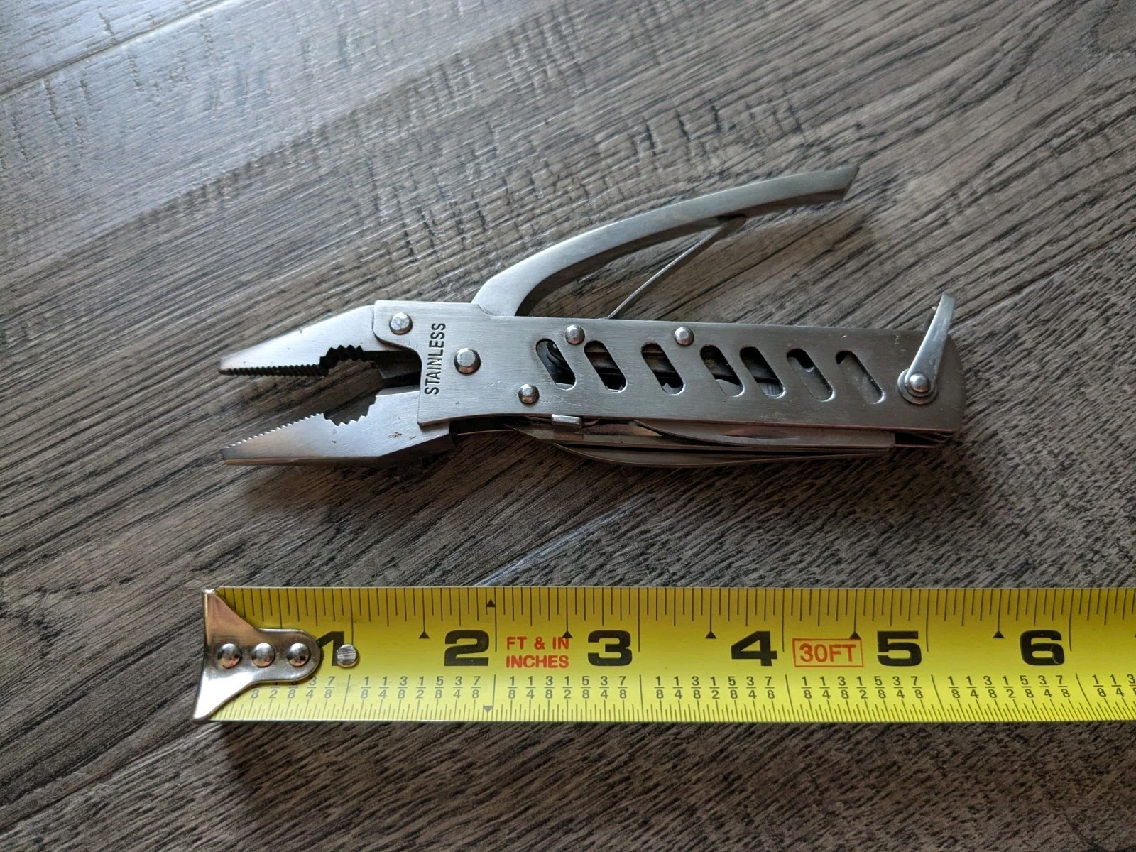 MAXAM 6″ Multi-Tool Folding Pliers All Stainless Steel Survival Knife Tools