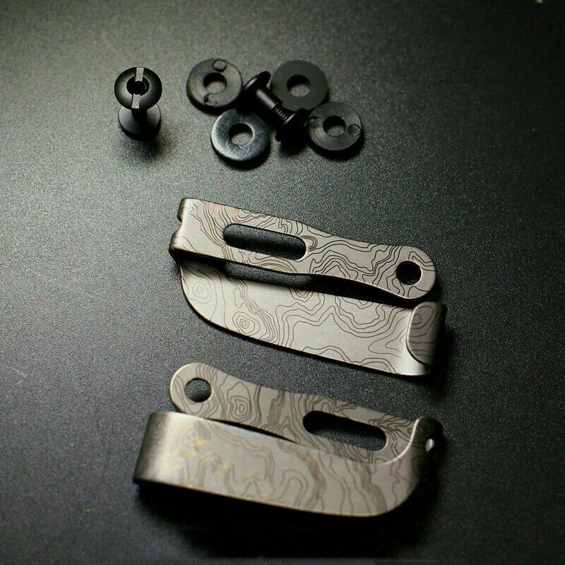 EDC Protective Clip Titanium Alloy Back Clip Pocket Clip Outdoor Pocket Tools
