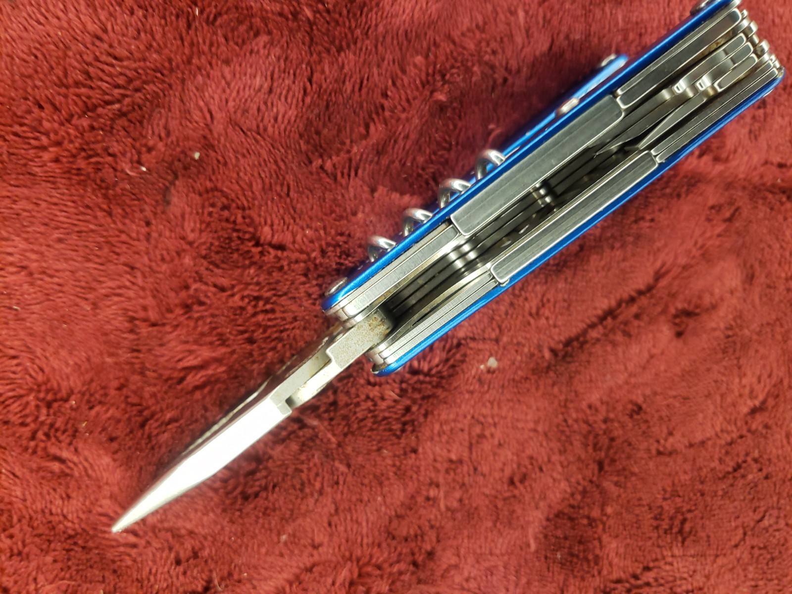 🔪🔪 Leatherman Juice CS4 Multi-Tool Stainless Pliers Multi Tool Blue Read