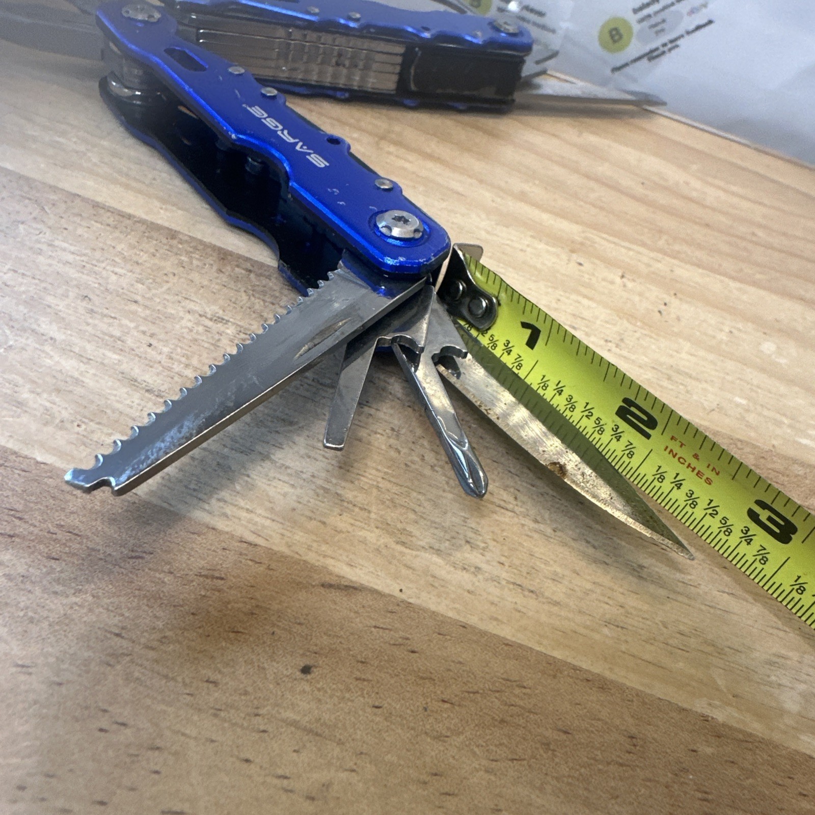 Sarge Blue Force Multi-Tool 4.25” Closed