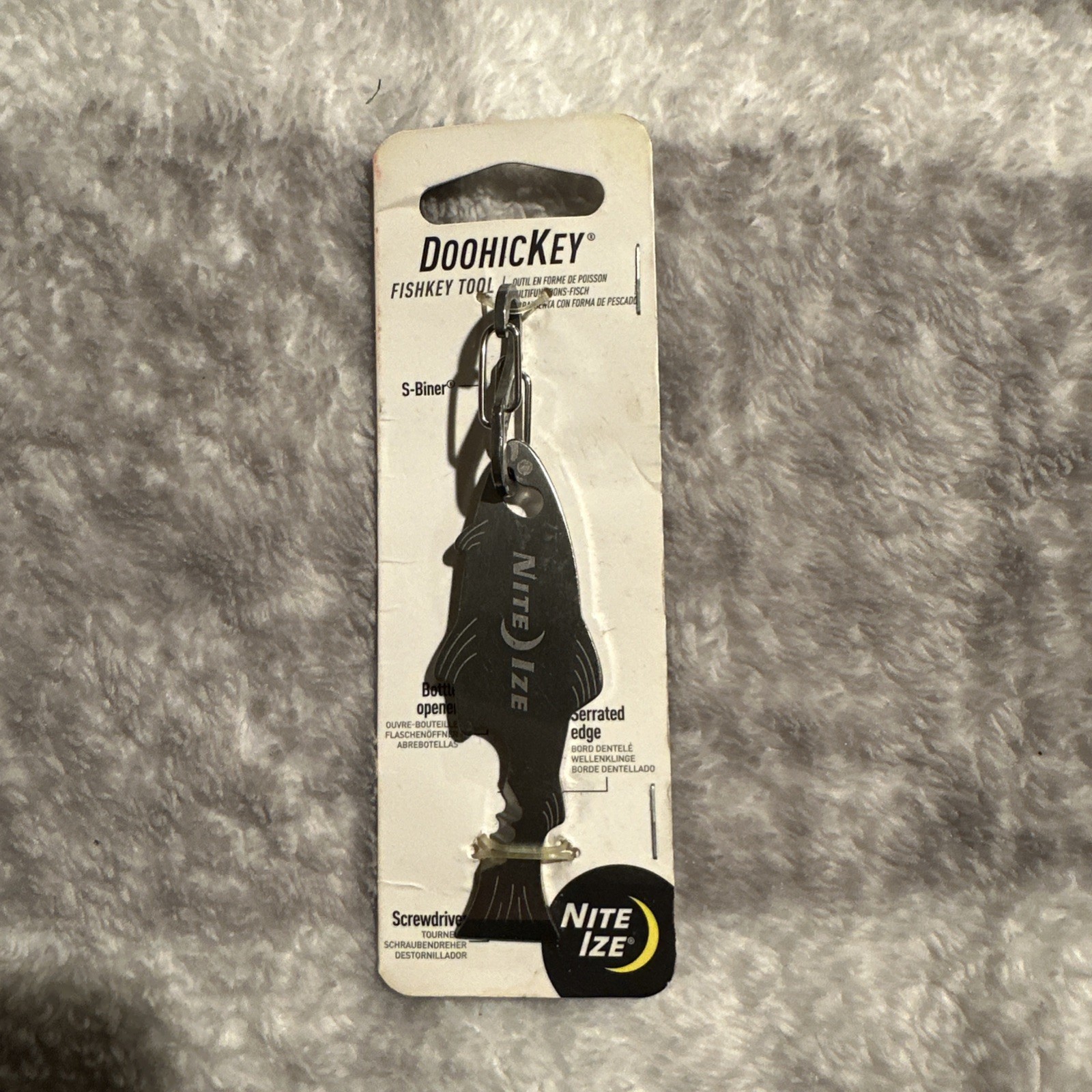 Nite Ize Stainless Steel Multi Tool With Screwdriver and keychain Snap Clip NEW