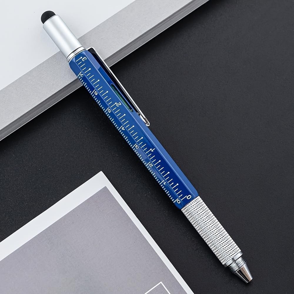 Multitool Pen Set Gift for Men, Gift for Dad, Stylus Pen, Ruler, Screwdriver