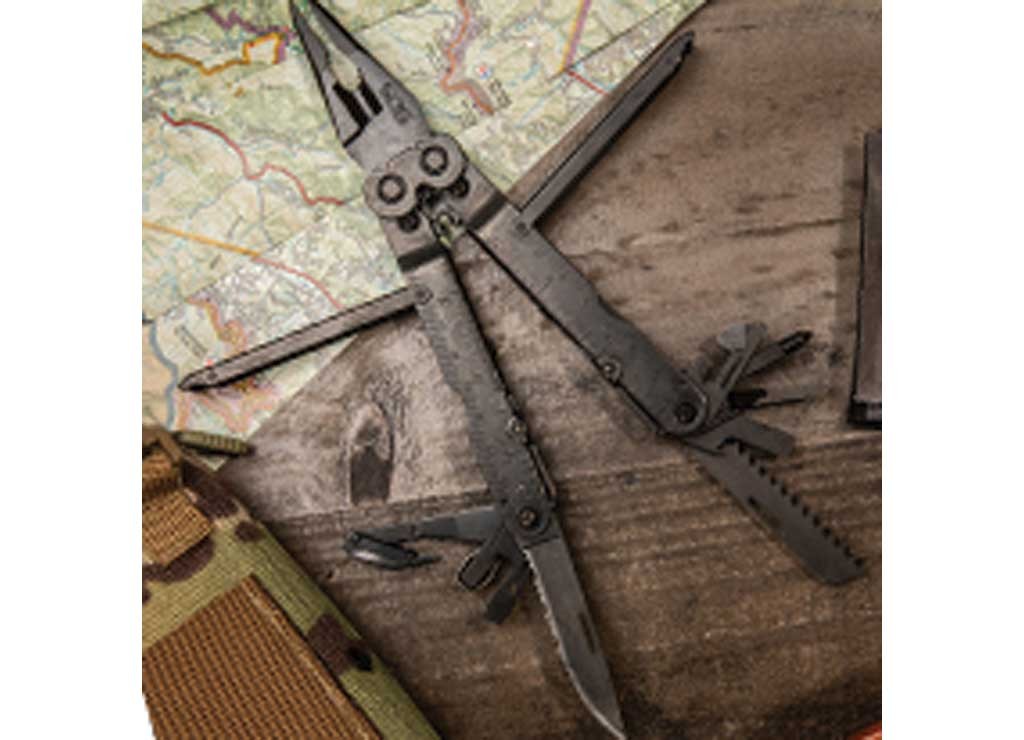 SOG SOG-B63N-CP Powerlock EOD V-Cutter Multi-Tool Black Oxide w/Nylon Sheath