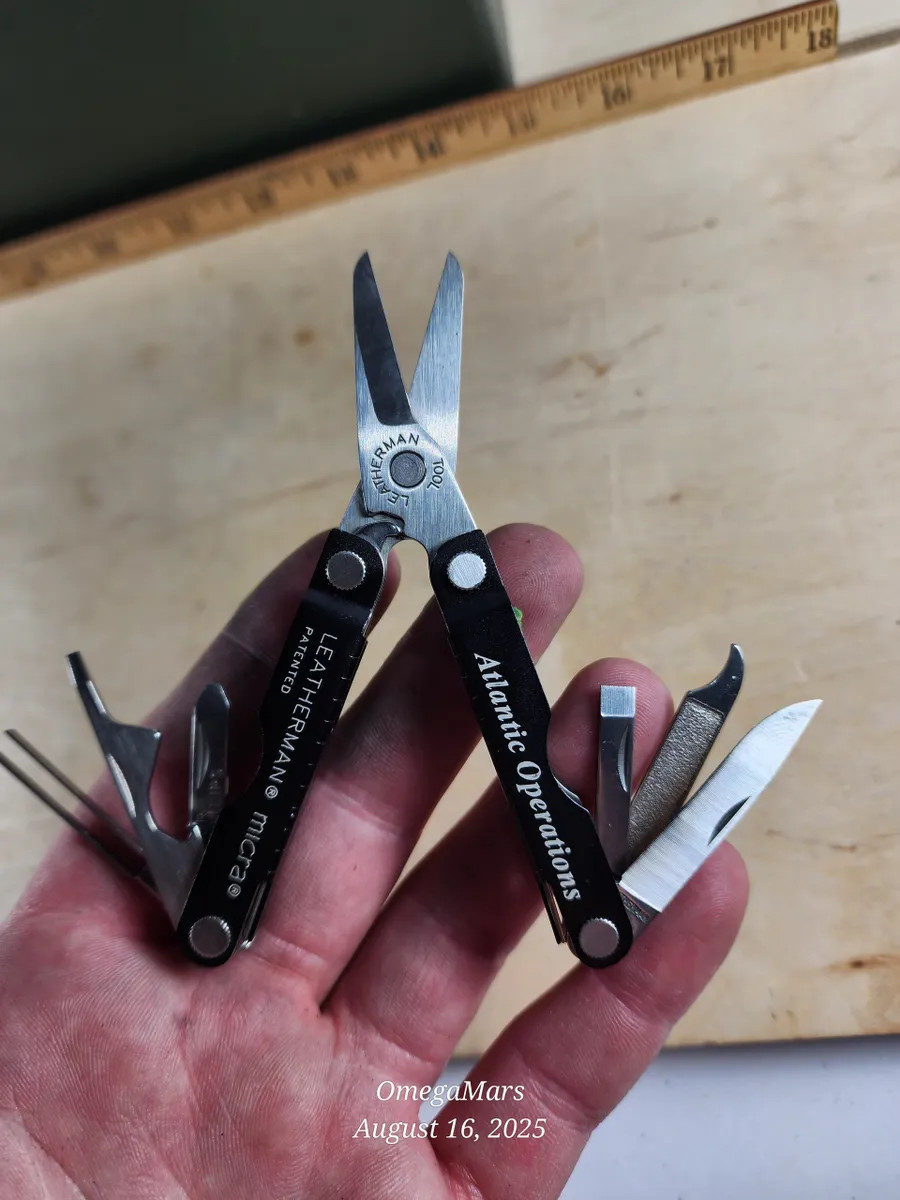 Leatherman Micra Black #1 Light usage