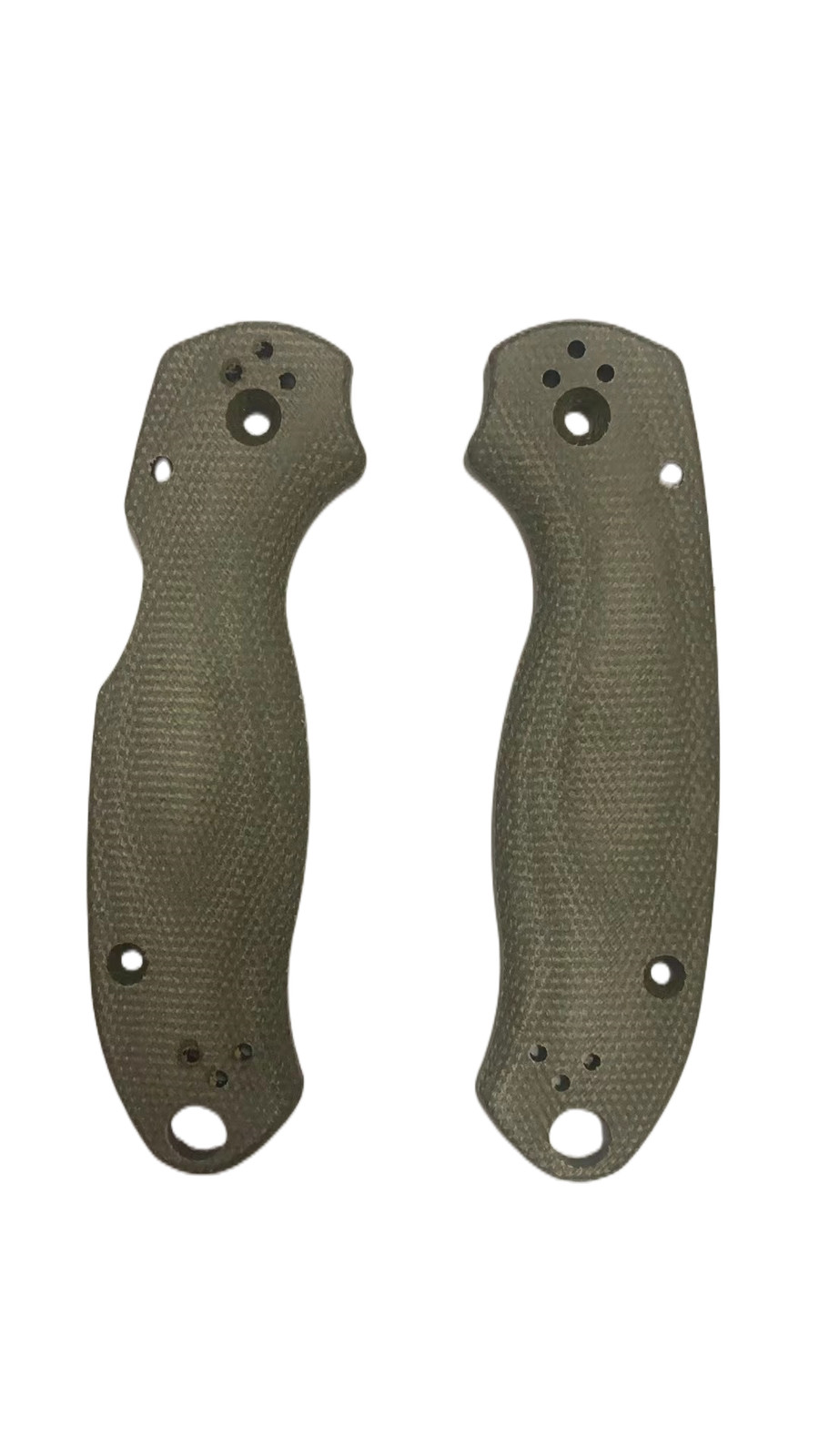 New One Pair of Micarta Patch for Spyderco Para 3 / C223