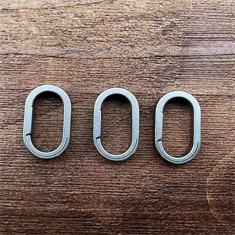 Pure Titanium Split Key Rings Keychain Split Rings Keyrings