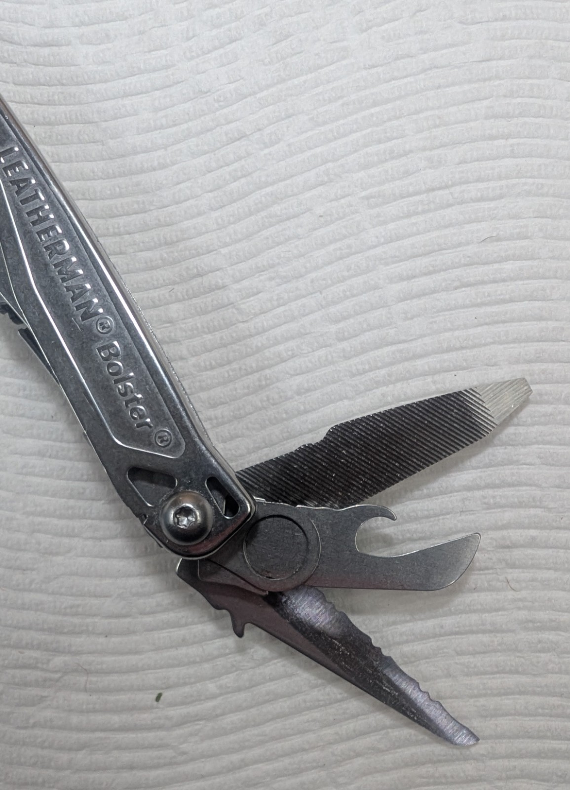 Leatherman Bolster 13-in-1 Multi-tool Folding Pocket Knife with Pliers Stainless